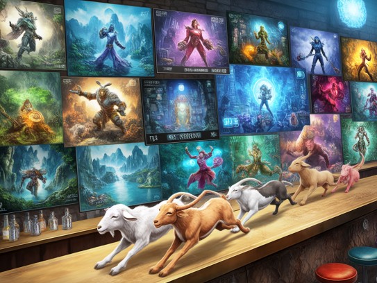 生肖追逐战，生肖十二宫，欲望驱动下的求财求食传奇冒险