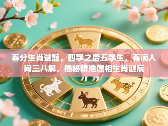 春分生肖谜题，四字之后五字生，春满人间三八解，揭秘精准属相生肖谜底