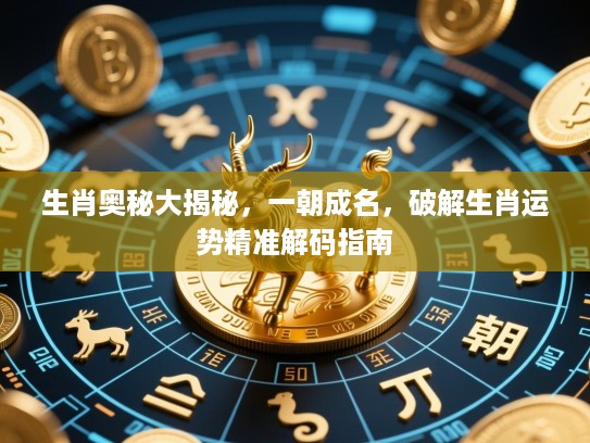 生肖奥秘大揭秘，一朝成名，破解生肖运势精准解码指南