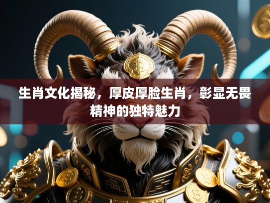 生肖文化揭秘，厚皮厚脸生肖，彰显无畏精神的独特魅力