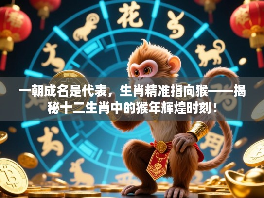 一朝成名是代表，生肖精准指向猴——揭秘十二生肖中的猴年辉煌时刻！