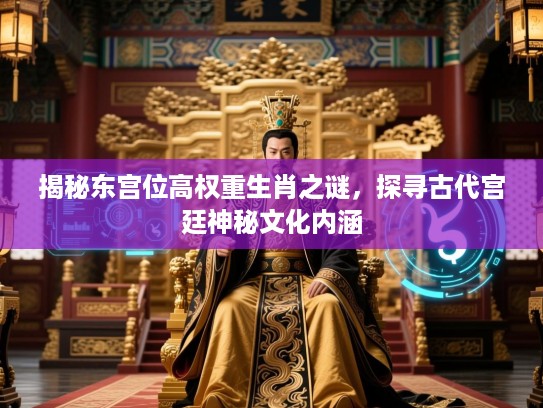 揭秘东宫位高权重生肖之谜,探寻古代宫廷神秘文化内涵 揭秘东宫位高权重生肖之谜,探寻古代宫廷神秘文化内涵