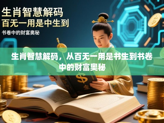 生肖智慧解码，从百无一用是书生到书卷中的财富奥秘
