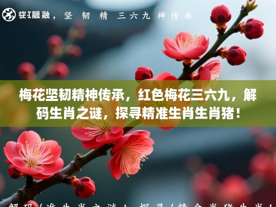 梅花坚韧精神传承，红色梅花三六九，解码生肖之谜，探寻精准生肖生肖猪！