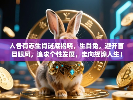 人各有志生肖谜底揭晓，生肖兔，避开盲目跟风，追求个性发展，走向辉煌人生！