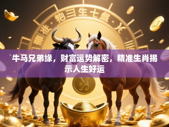 牛马兄弟缘，财富运势解密，精准生肖揭示人生好运