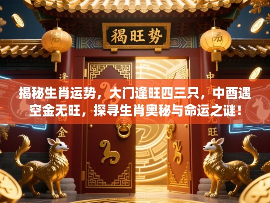 揭秘生肖运势,大门逢旺四三只,中酉遇空金无旺,探寻生肖奥秘与命运之谜! 揭秘生肖运势,大门逢旺四三只,中酉遇空金无旺,探寻生肖奥秘与命运之谜!