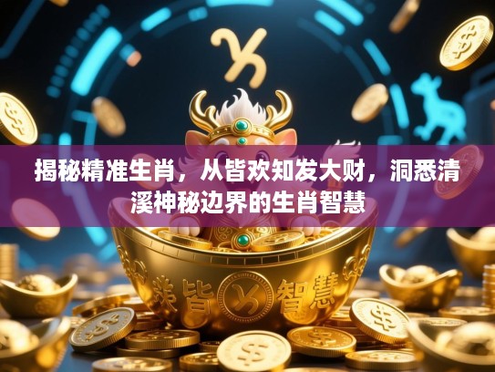 揭秘精准生肖,从皆欢知发大财,洞悉清溪神秘边界的生肖智慧 揭秘精准生肖,从皆欢知发大财,洞悉清溪神秘边界的生肖智慧