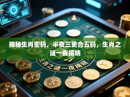 揭秘生肖密码，半夜三更合五码，生肖之谜一夜揭晓