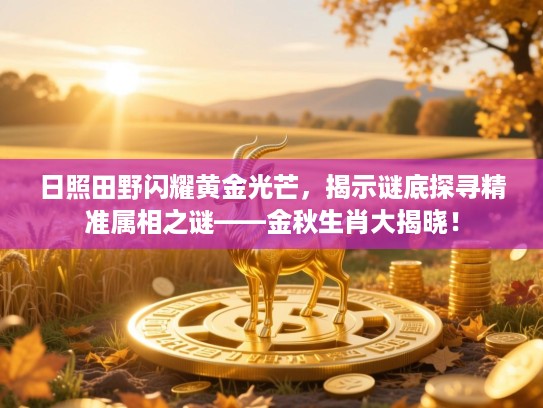 日照田野闪耀黄金光芒，揭示谜底探寻精准属相之谜——金秋生肖大揭晓！