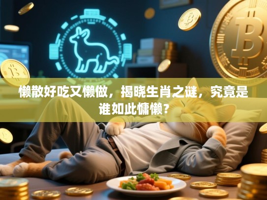 懒散好吃又懒做，揭晓生肖之谜，究竟是谁如此慵懒？