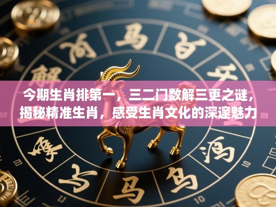 今期生肖排第一，三二门数解三更之谜，揭秘精准生肖，感受生肖文化的深邃魅力与智慧