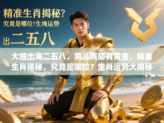 大细出海二五八，男儿两膝有黄金，精准生肖揭秘，究竟是哪位？生肖运势大揭秘！