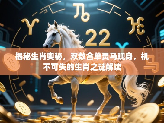 揭秘生肖奥秘,双数合单灵马现身,机不可失的生肖之谜解读 揭秘生肖奥秘,双数合单灵马现身,机不可失的生肖之谜解读