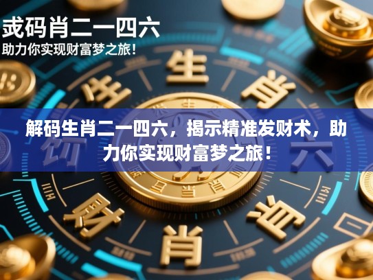 解码生肖二一四六，揭示精准发财术，助力你实现财富梦之旅！