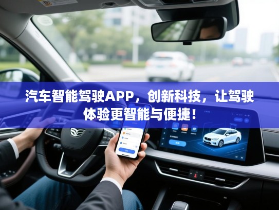 汽车智能驾驶APP，创新科技，让驾驶体验更智能与便捷！