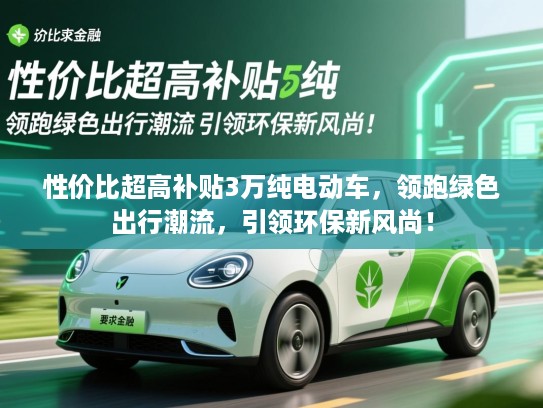 性价比超高补贴3万纯电动车，领跑绿色出行潮流，引领环保新风尚！
