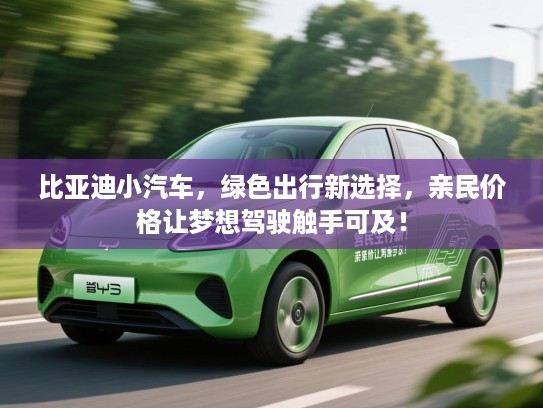 比亚迪小汽车，绿色出行新选择，亲民价格让梦想驾驶触手可及！
