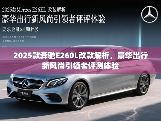 2025款奔驰E260L改款解析，豪华出行新风尚引领者评测体验
