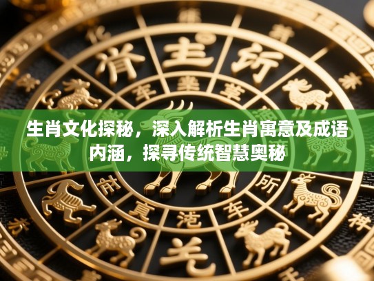 生肖文化探秘，深入解析生肖寓意及成语内涵，探寻传统智慧奥秘