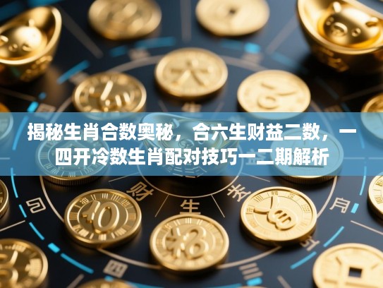揭秘生肖合数奥秘,合六生财益二数,一四开冷数生肖配对技巧一二期解析 揭秘生肖合数奥秘,合六生财益二数,一四开冷数生肖配对技巧一二期解析