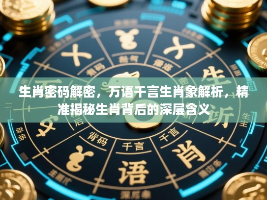 生肖密码解密，万语千言生肖象解析，精准揭秘生肖背后的深层含义