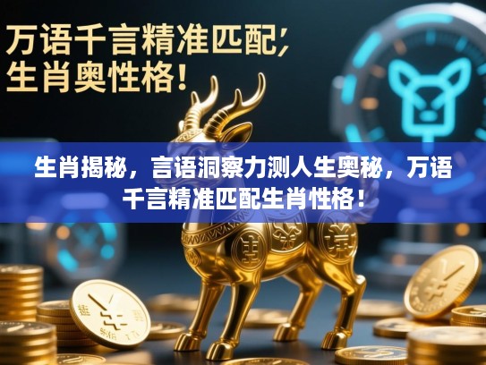 生肖揭秘,言语洞察力测人生奥秘,万语千言精准匹配生肖性格! 生肖揭秘,言语洞察力测人生奥秘,万语千言精准匹配生肖性格!