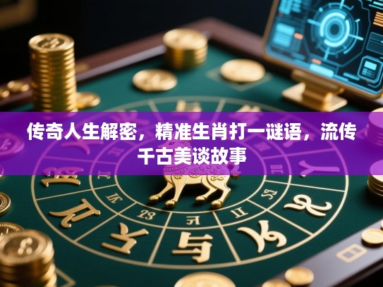 传奇人生解密，精准生肖打一谜语，流传千古美谈故事