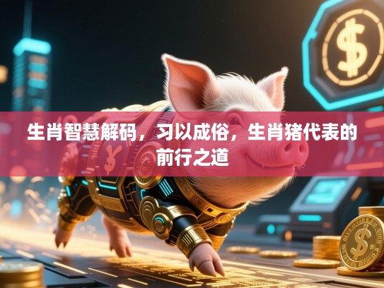 生肖智慧解码，习以成俗，生肖猪代表的前行之道