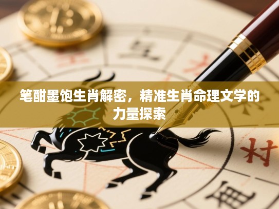 笔酣墨饱生肖解密,精准生肖命理文学的力量探索 笔酣墨饱生肖解密,精准生肖命理文学的力量探索