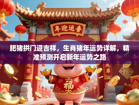 肥猪拱门迎吉祥，生肖猪年运势详解，精准预测开启新年运势之路