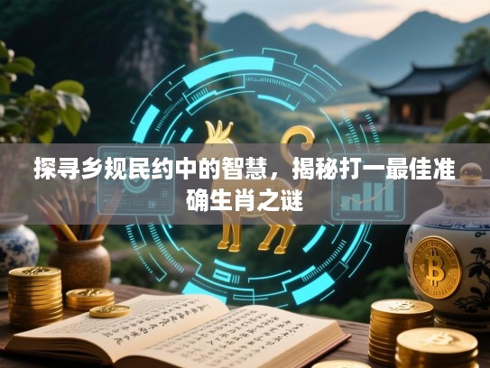 探寻乡规民约中的智慧,揭秘打一最佳准确生肖之谜 探寻乡规民约中的智慧,揭秘打一最佳准确生肖之谜