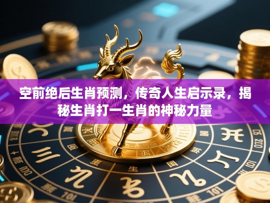 空前绝后生肖预测,传奇人生启示录,揭秘生肖打一生肖的神秘力量 空前绝后生肖预测,传奇人生启示录,揭秘生肖打一生肖的神秘力量