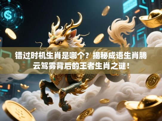 错过时机生肖是哪个?揭秘成语生肖腾云驾雾背后的王者生肖之谜! 错过时机生肖是哪个?揭秘成语生肖腾云驾雾背后的王者生肖之谜!