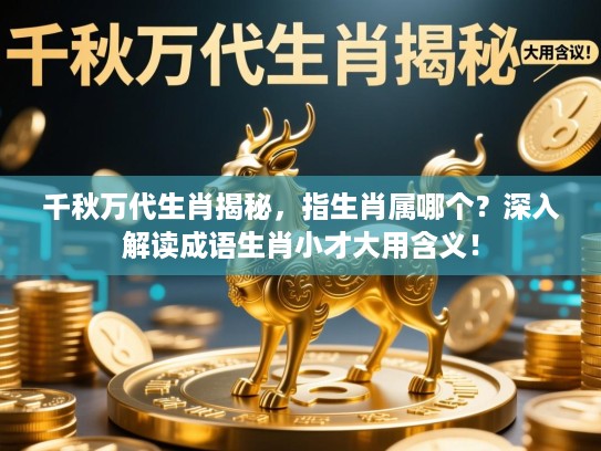 千秋万代生肖揭秘，指生肖属哪个？深入解读成语生肖小才大用含义！