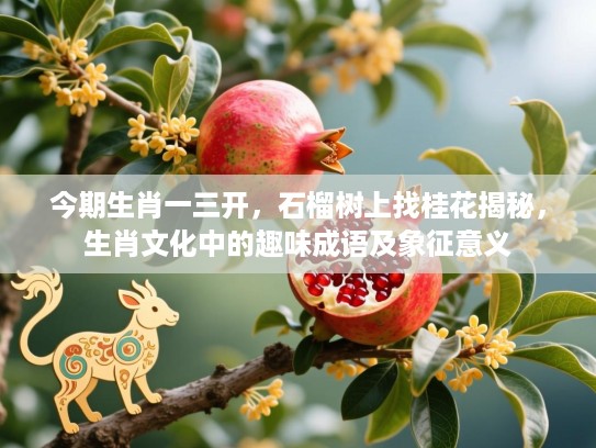 今期生肖一三开,石榴树上找桂花揭秘,生肖文化中的趣味成语及象征意义 今期生肖一三开,石榴树上找桂花揭秘,生肖文化中的趣味成语及象征意义
