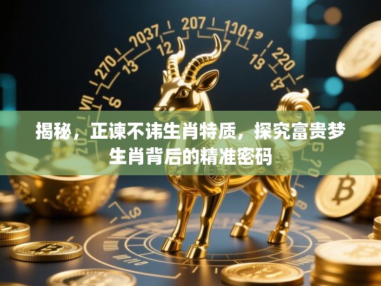 揭秘,正谏不讳生肖特质,探究富贵梦生肖背后的精准密码 揭秘,正谏不讳生肖特质,探究富贵梦生肖背后的精准密码