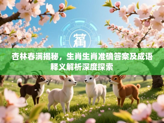 杏林春满揭秘，生肖生肖准确答案及成语释义解析深度探索