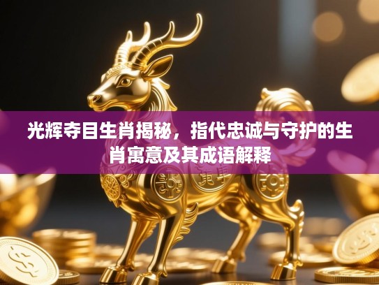 光辉夺目生肖揭秘,指代忠诚与守护的生肖寓意及其成语解释 光辉夺目生肖揭秘,指代忠诚与守护的生肖寓意及其成语解释