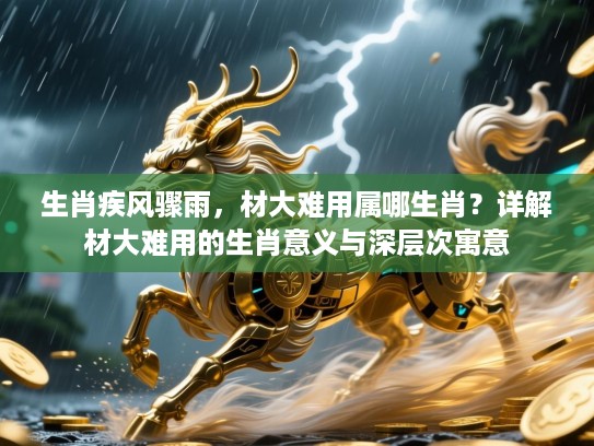 生肖疾风骤雨,材大难用属哪生肖?详解材大难用的生肖意义与深层次寓意 生肖疾风骤雨,材大难用属哪生肖?详解材大难用的生肖意义与深层次寓意