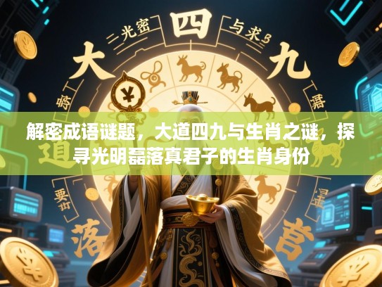 解密成语谜题，大道四九与生肖之谜，探寻光明磊落真君子的生肖身份