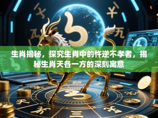 生肖揭秘，探究生肖中的忤逆不孝者，揭秘生肖天各一方的深刻寓意