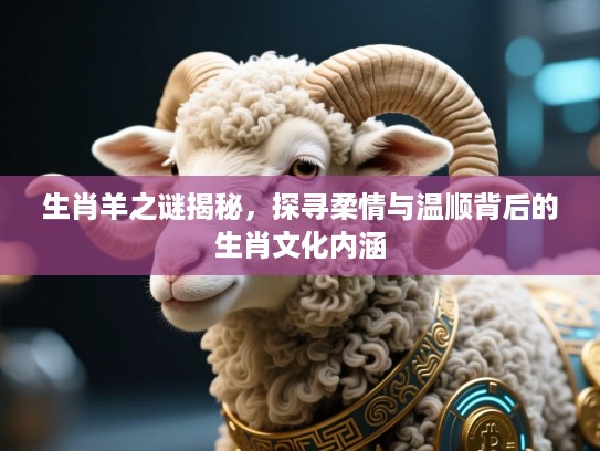 生肖羊之谜揭秘,探寻柔情与温顺背后的生肖文化内涵 生肖羊之谜揭秘,探寻柔情与温顺背后的生肖文化内涵