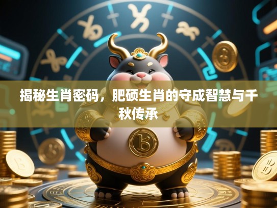 揭秘生肖密码,肥硕生肖的守成智慧与千秋传承 揭秘生肖密码,肥硕生肖的守成智慧与千秋传承