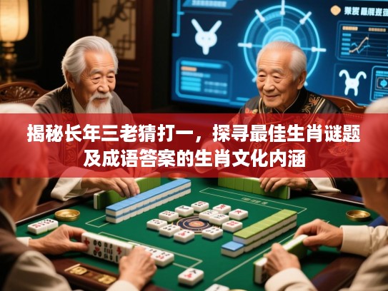 揭秘长年三老猜打一,探寻最佳生肖谜题及成语答案的生肖文化内涵 揭秘长年三老猜打一,探寻最佳生肖谜题及成语答案的生肖文化内涵