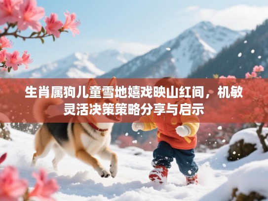 生肖属狗儿童雪地嬉戏映山红间，机敏灵活决策策略分享与启示