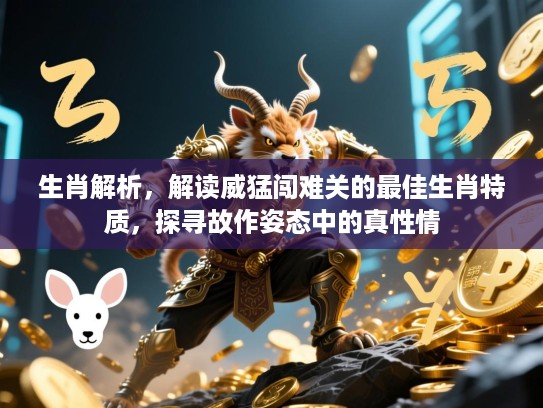 生肖解析,解读威猛闯难关的最佳生肖特质,探寻故作姿态中的真性情 生肖解析,解读威猛闯难关的最佳生肖特质,探寻故作姿态中的真性情
