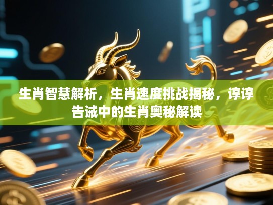 生肖智慧解析,生肖速度挑战揭秘,谆谆告诫中的生肖奥秘解读 生肖智慧解析,生肖速度挑战揭秘,谆谆告诫中的生肖奥秘解读