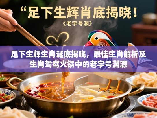 足下生辉生肖谜底揭晓,最佳生肖解析及生肖鸳鸯火锅中的老字号渊源 足下生辉生肖谜底揭晓,最佳生肖解析及生肖鸳鸯火锅中的老字号渊源