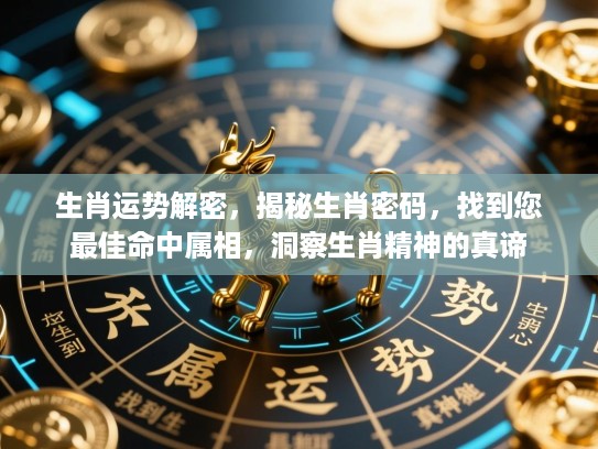 生肖运势解密,揭秘生肖密码,找到您最佳命中属相,洞察生肖精神的真谛 生肖运势解密,揭秘生肖密码,找到您最佳命中属相,洞察生肖精神的真谛